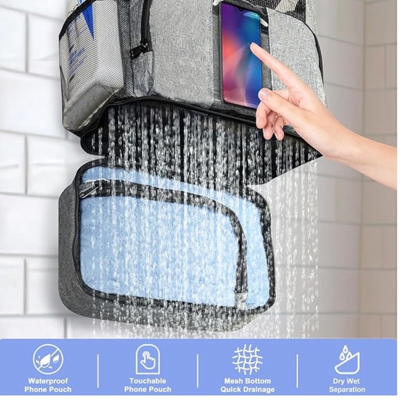 ✨TOPMELON✨Portable Shower Caddy with Large Capacity - Picture 4 of 7